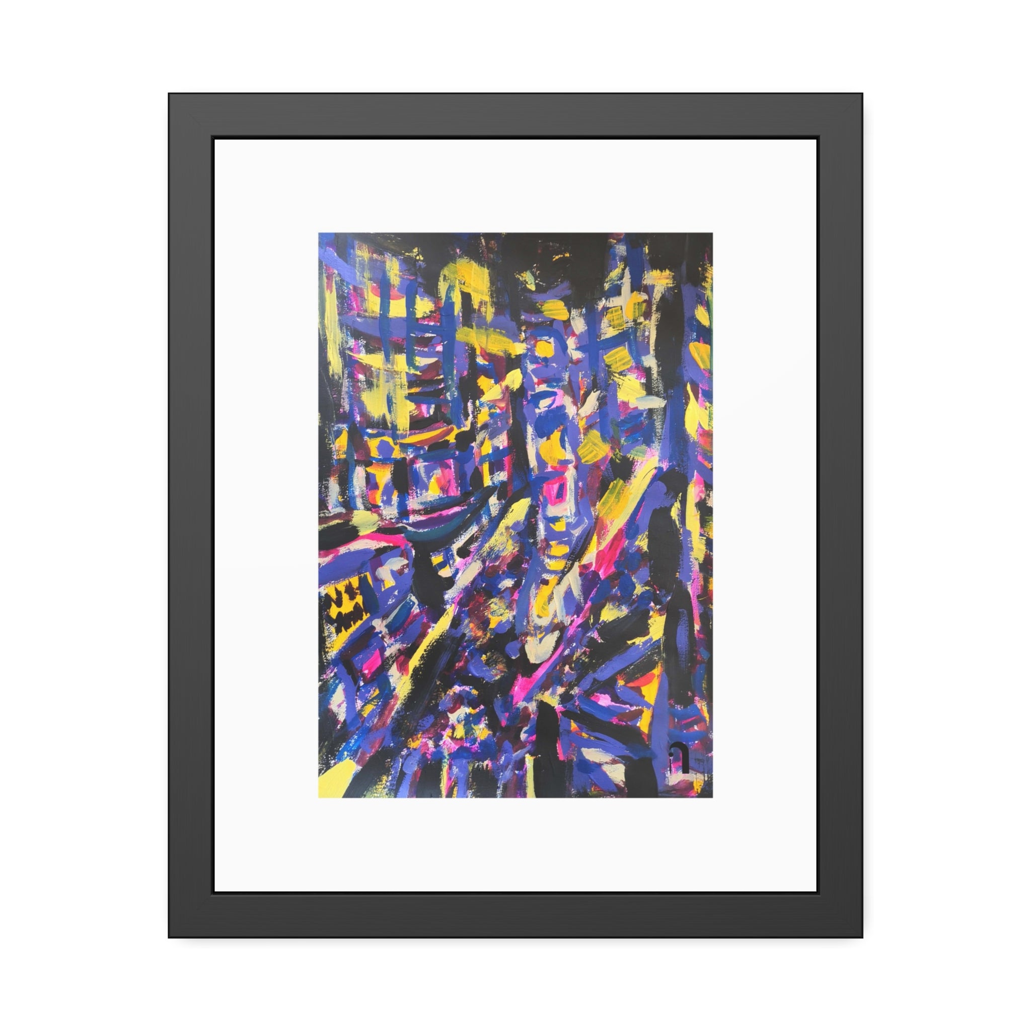 The Night Everything Begins | New York Dream | Framed Abstract Fine Print | Bucket List Collection