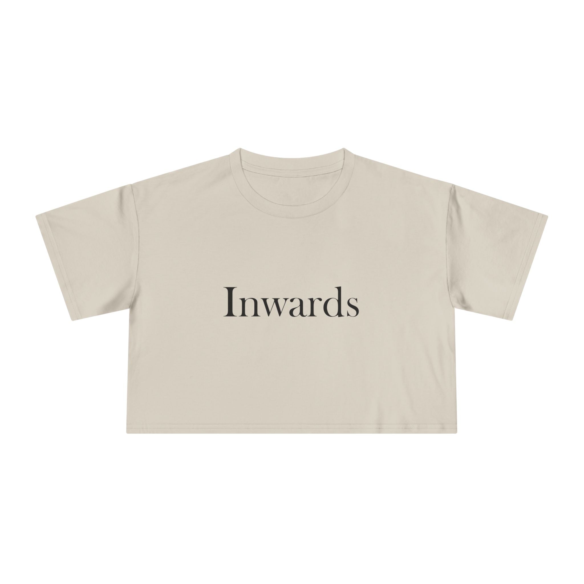INWARDS Art Crop Tee | Before Freedom Found Me | Wearable Art Shirt | Bucket List Collection