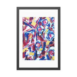 Where Dreams Lift | Hot Air Balloon Dream | Framed Abstract Art Print | Bucket List Collection