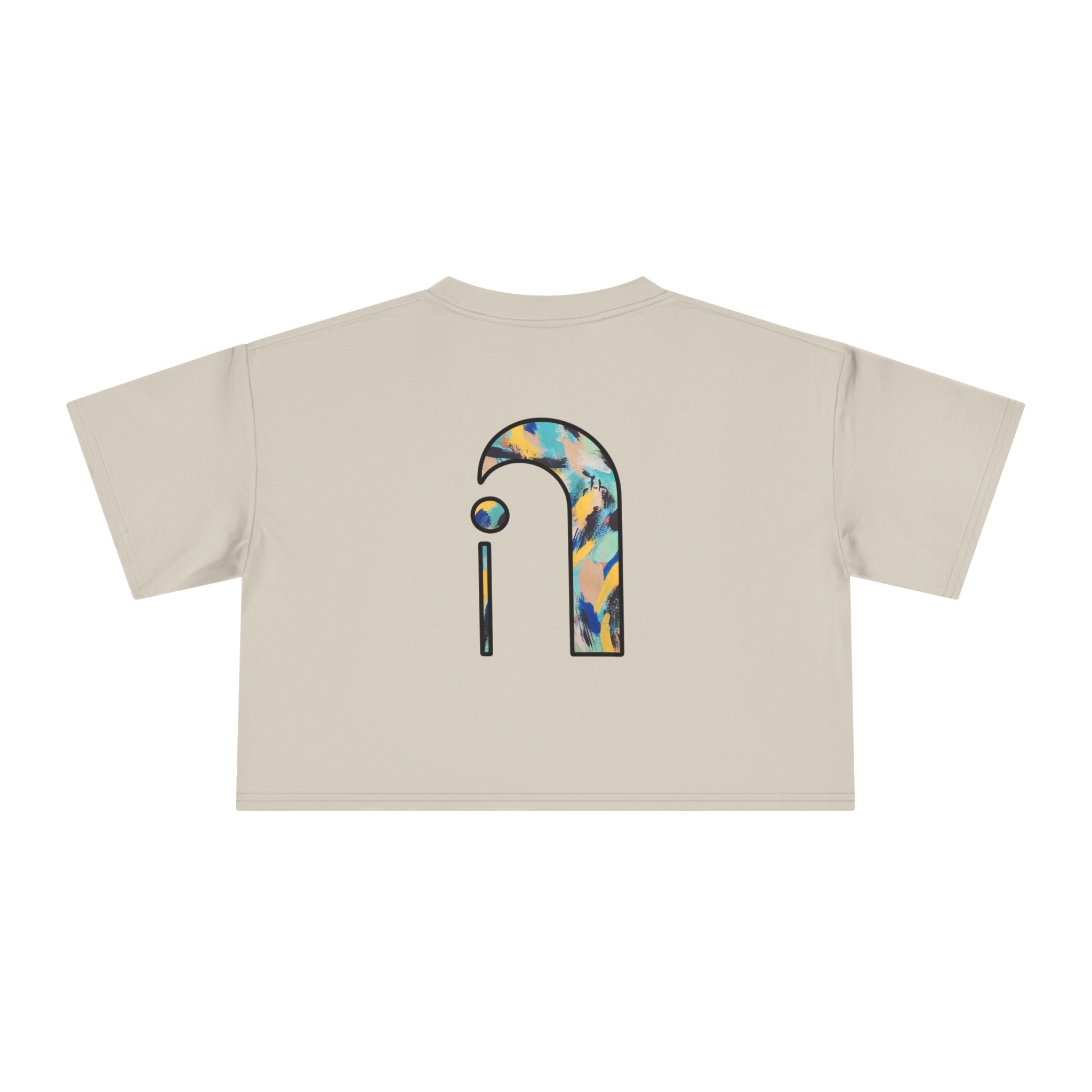 INWARDS Art Crop Tee | Where the Ocean Meets Us | Wearable Art Shirt | Bucket List Collection