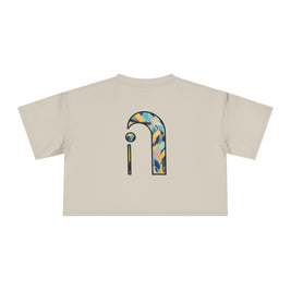INWARDS Art Crop Tee | Where the Ocean Meets Us | Wearable Art Shirt | Bucket List Collection