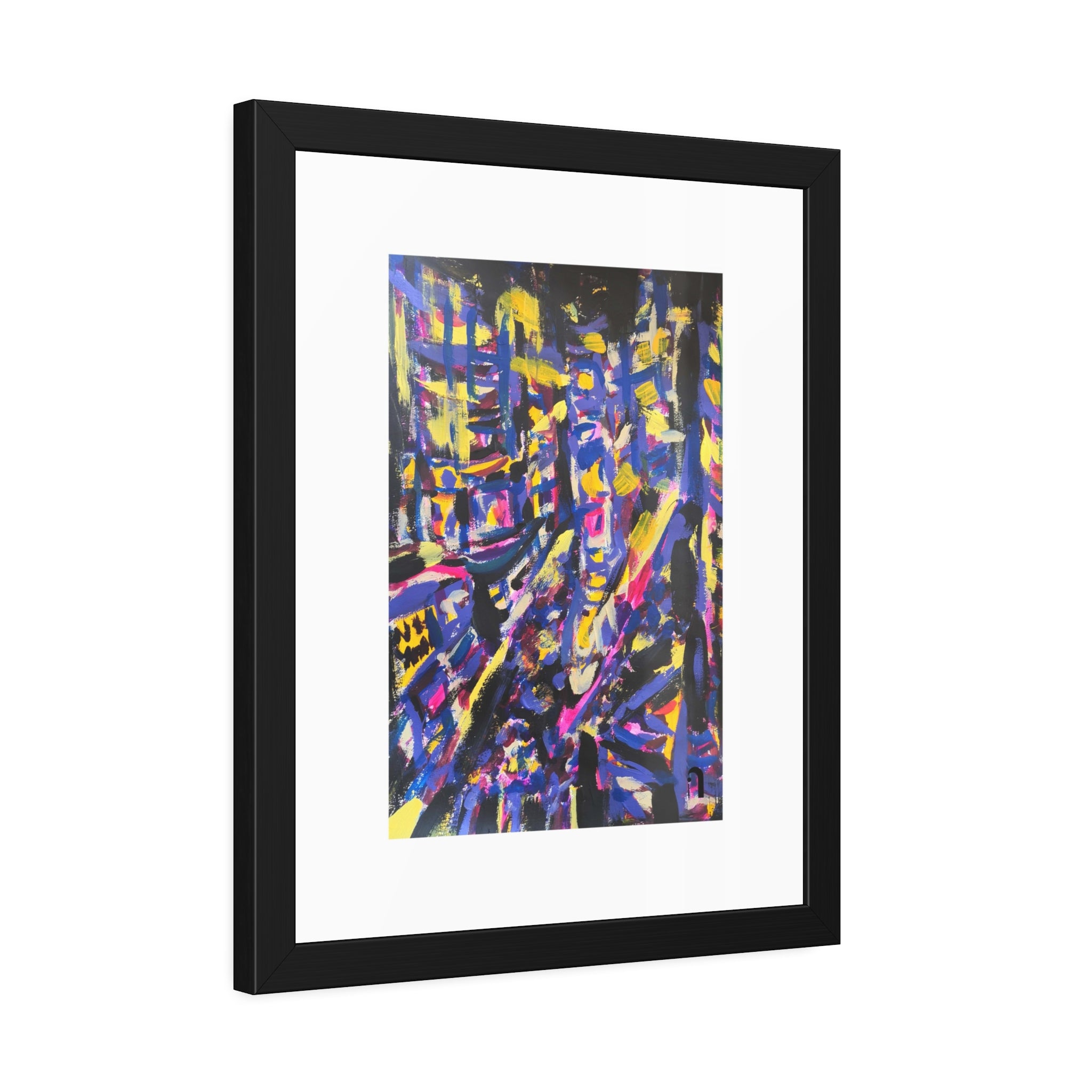 The Night Everything Begins | New York Dream | Framed Abstract Fine Print | Bucket List Collection
