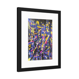 The Night Everything Begins | New York Dream | Framed Abstract Fine Print | Bucket List Collection