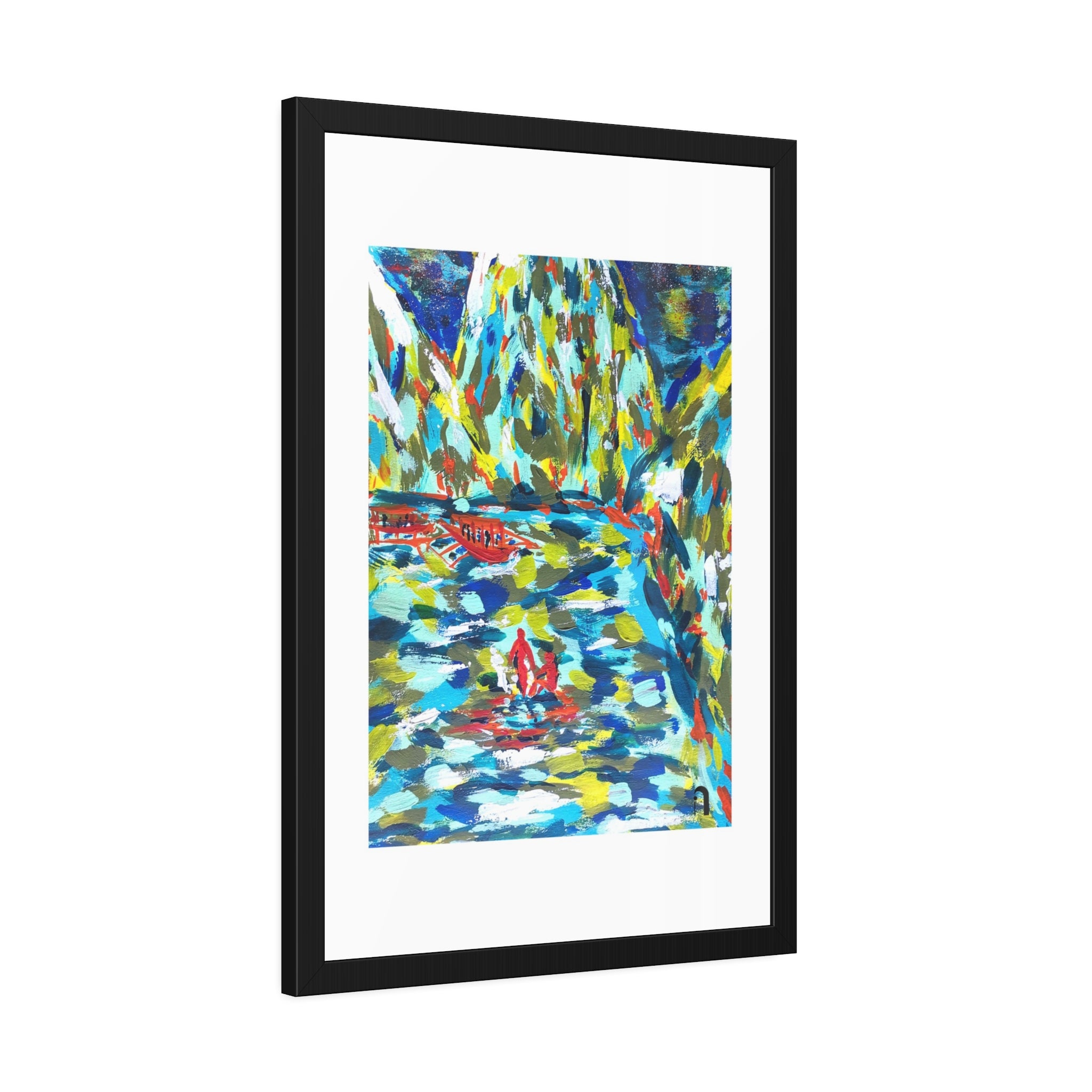 Where I Arrived Within | Phi Phi Islands | Framed Abstract Art Print | Bucket List Collection