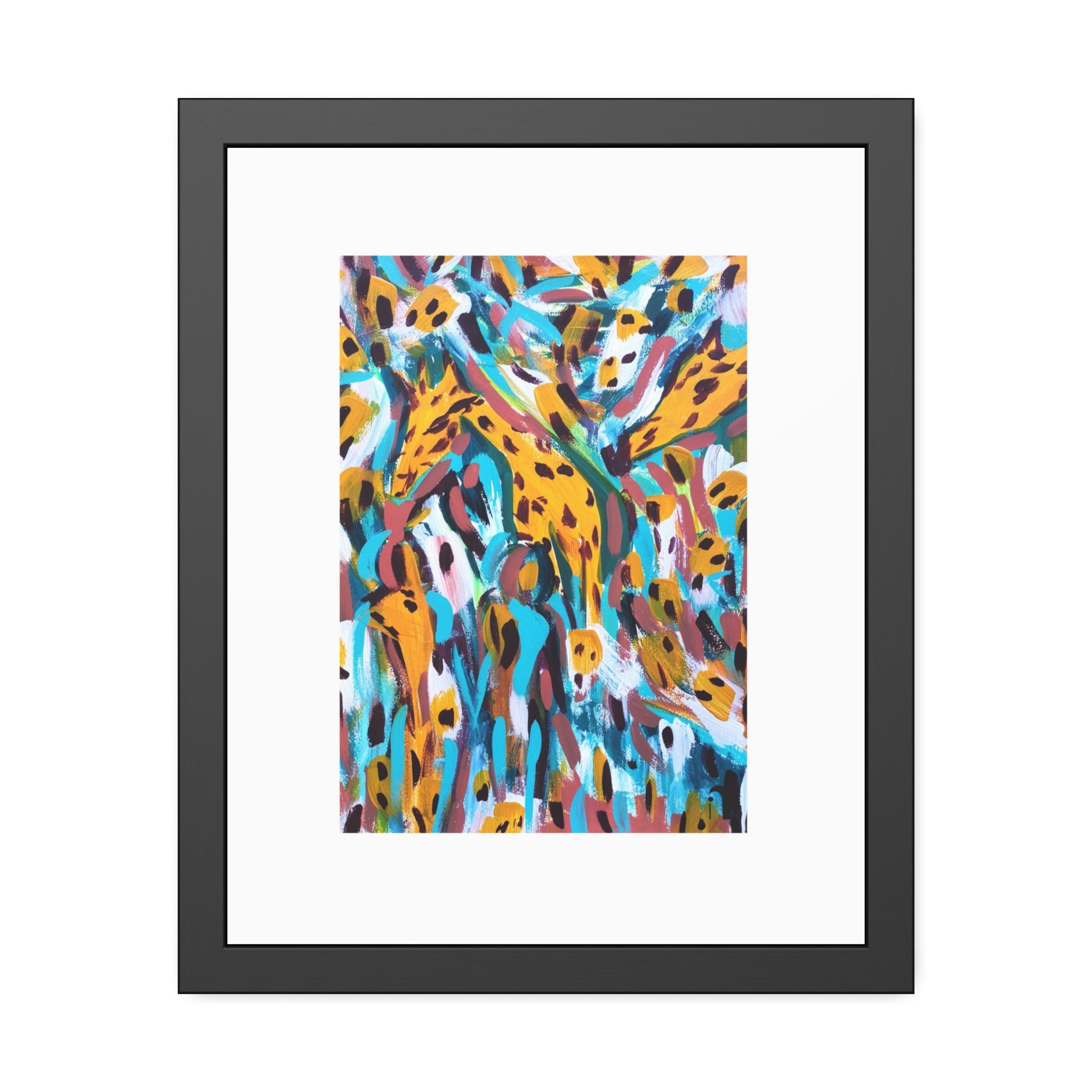 Where the Wild Watches Back | South Africa | Framed Abstract Art Print | Bucket List Collection