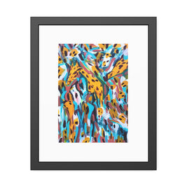 Where the Wild Watches Back | South Africa | Framed Abstract Art Print | Bucket List Collection