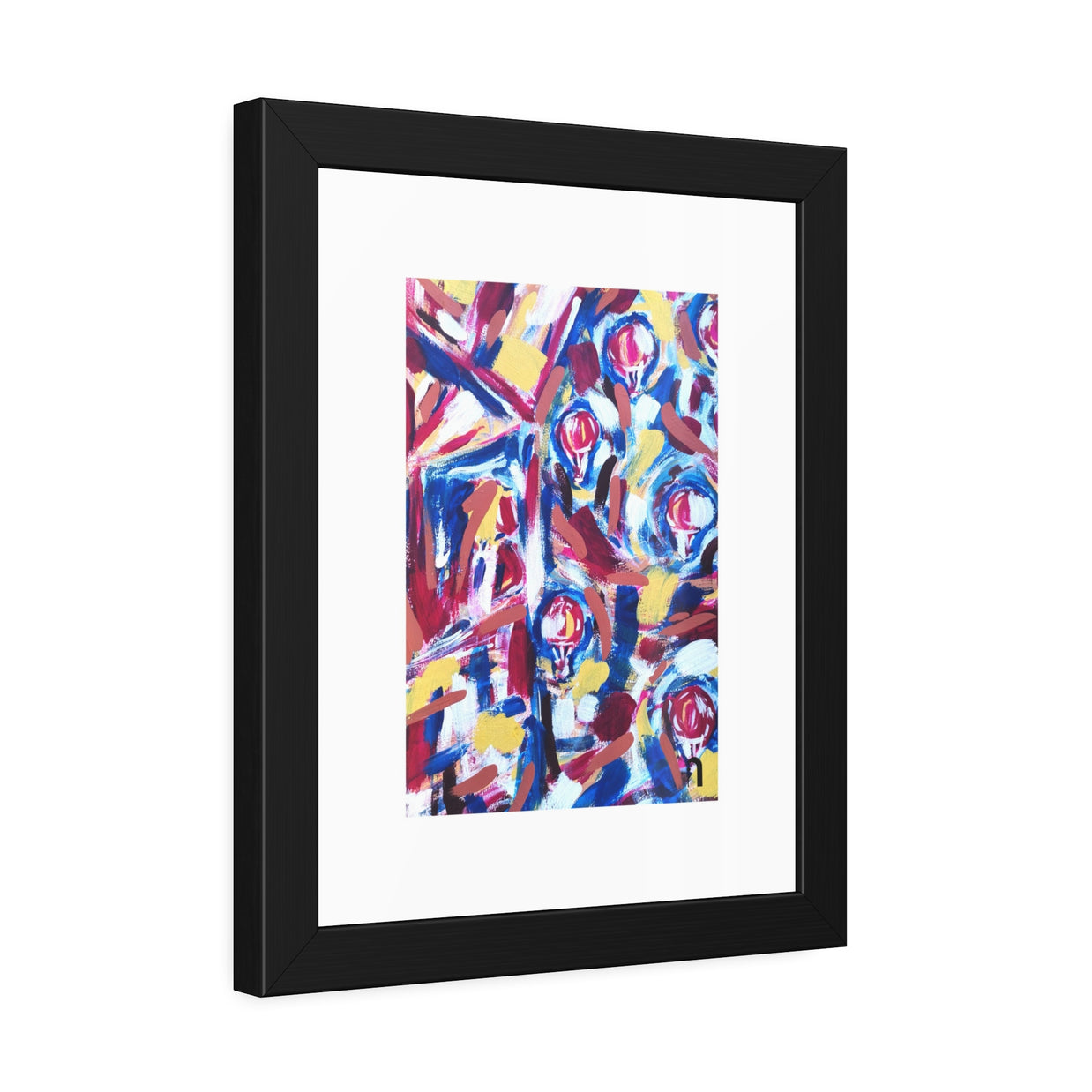 Where Dreams Lift | Hot Air Balloon Dream | Framed Abstract Art Print | Bucket List Collection