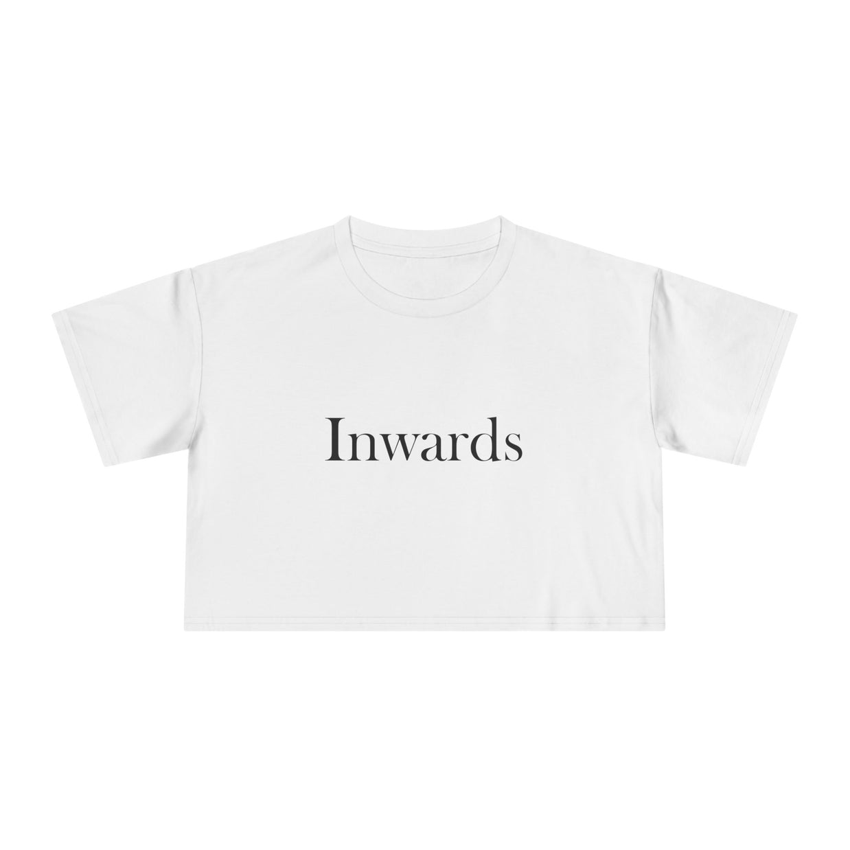 INWARDS Art Crop Tee | Before Freedom Found Me | Wearable Art Shirt | Bucket List Collection
