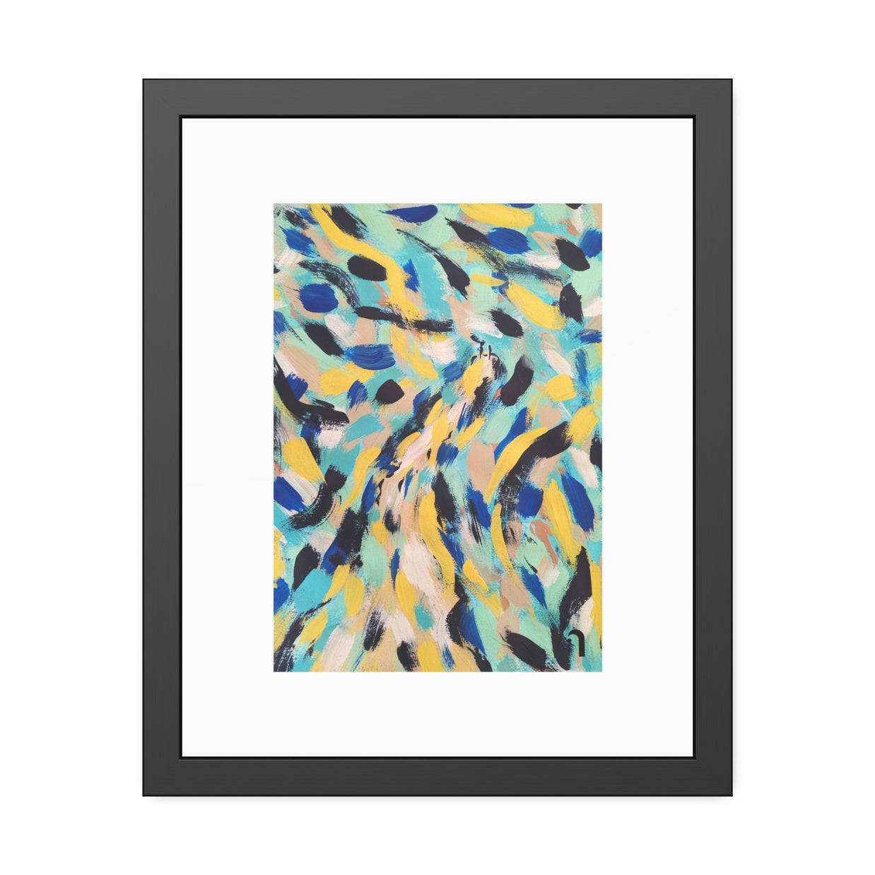 Where the Ocean Meets Us | Maldives | Framed Abstract Art Print | Bucket List Collection