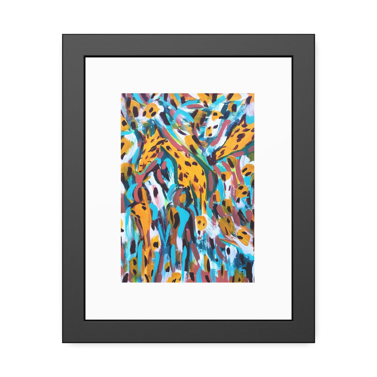 Where the Wild Watches Back | South Africa | Framed Abstract Art Print | Bucket List Collection