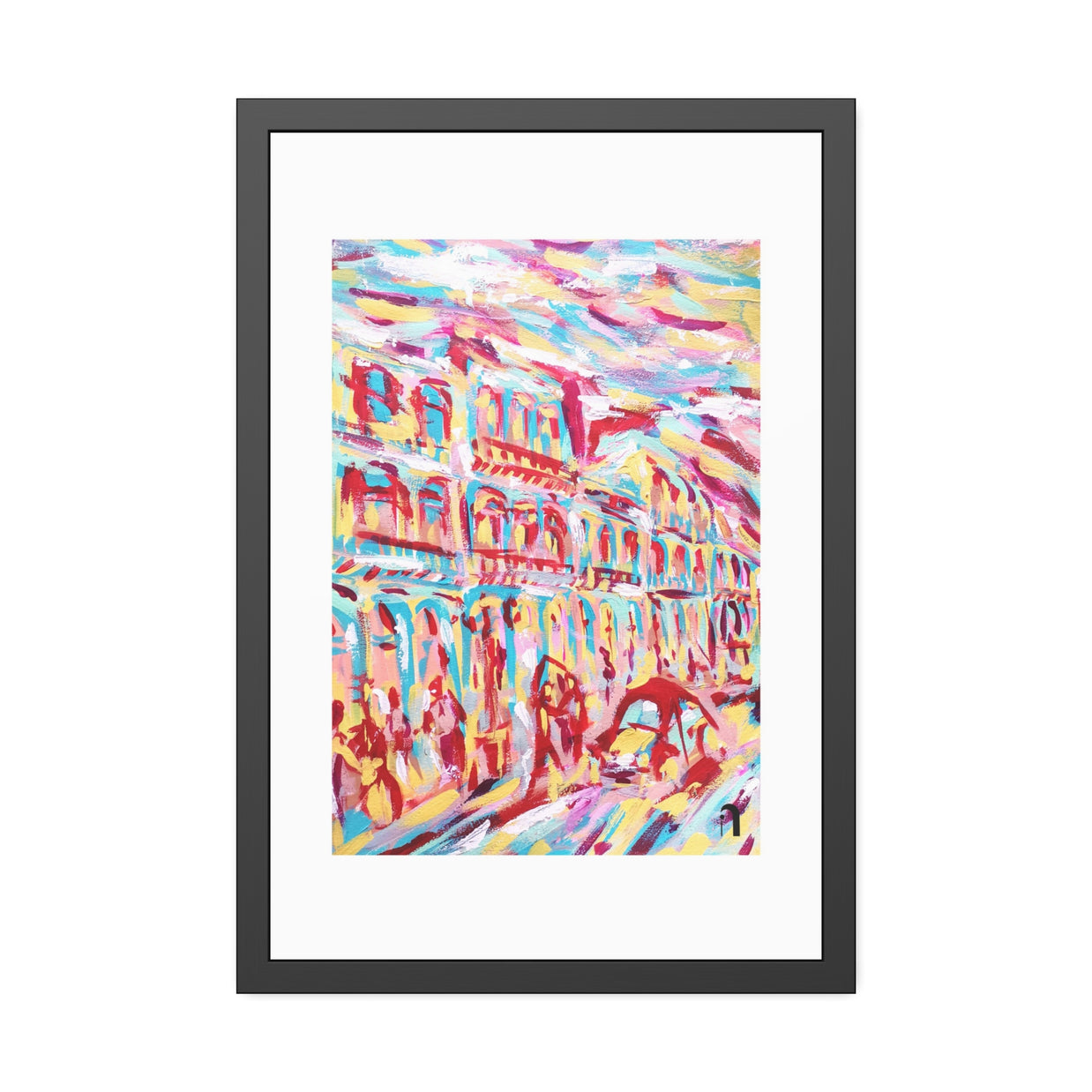 Before the Music Found Me | Havana | Framed Abstract Art Print | Bucket List Collection.