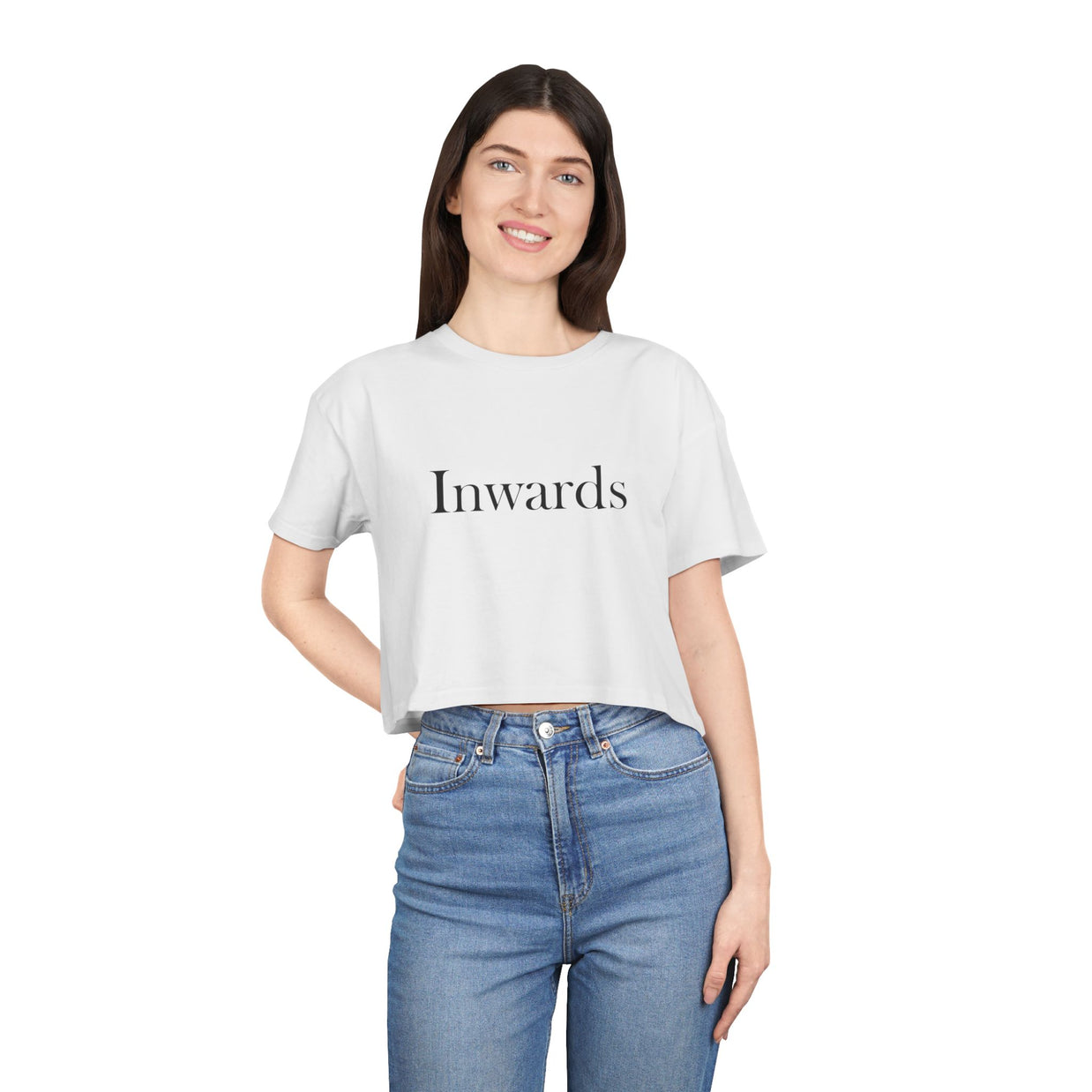 INWARDS Art Crop Tee | Where Dreams Lift | Wearable Art Shirt | Bucket List Collection