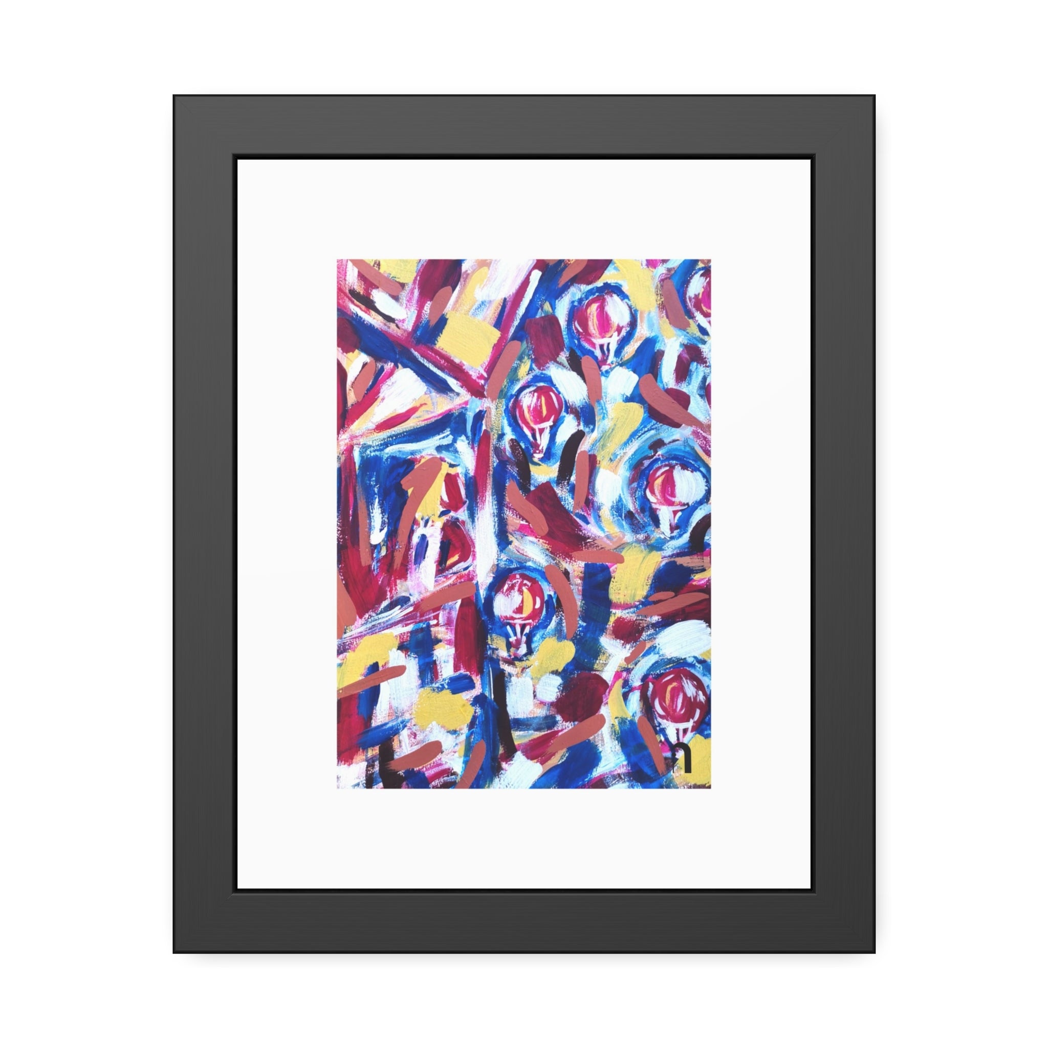 Where Dreams Lift | Hot Air Balloon Dream | Framed Abstract Art Print | Bucket List Collection