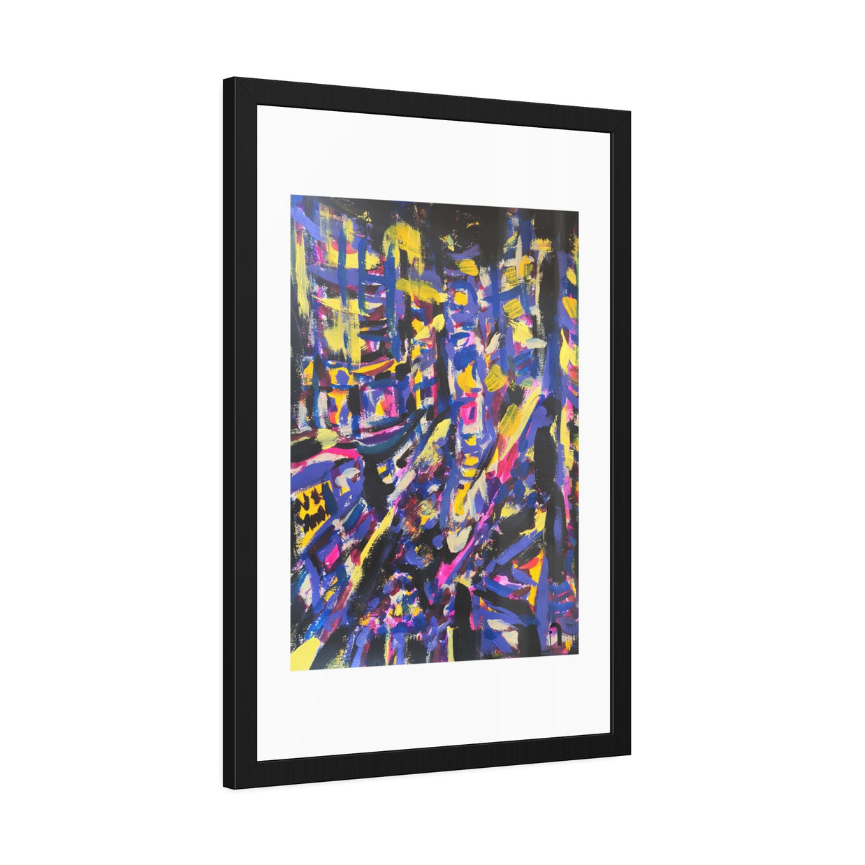 The Night Everything Begins | New York Dream | Framed Abstract Fine Print | Bucket List Collection