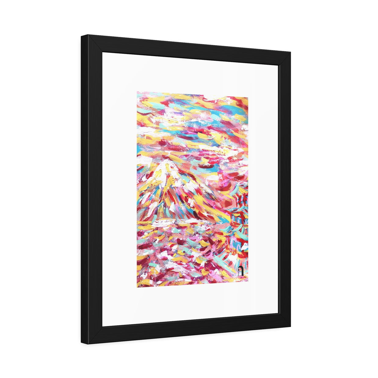 Before I Arrived, Mount Fuji | Framed Abstract Art Print | Bucket List Collection