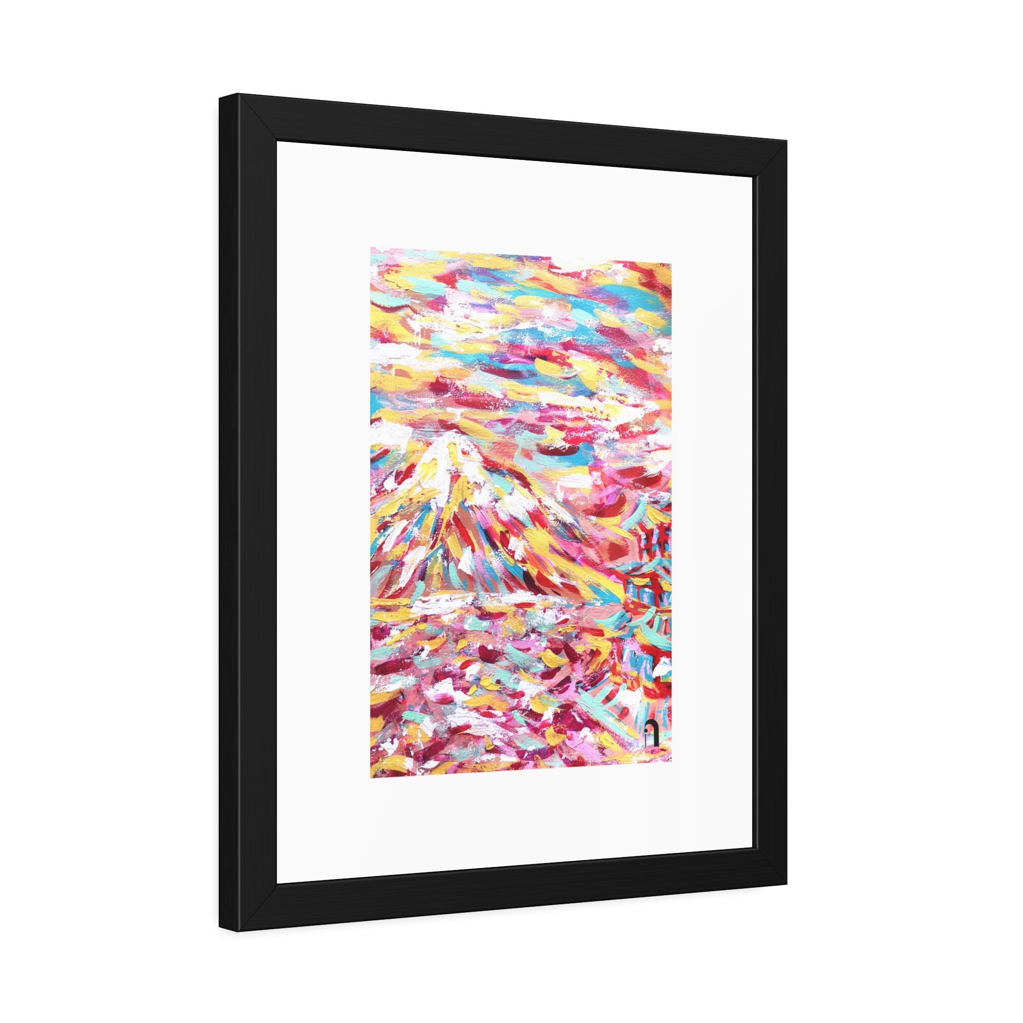 Before I Arrived, Mount Fuji | Framed Abstract Art Print | Bucket List Collection