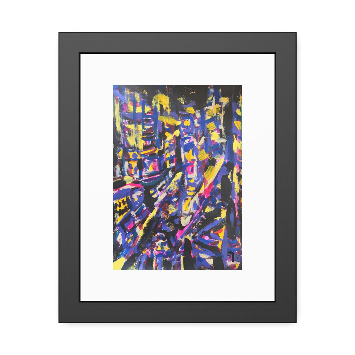 The Night Everything Begins | New York Dream | Framed Abstract Fine Print | Bucket List Collection