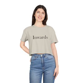 INWARDS Art Crop Tee | Before Freedom Found Me | Wearable Art Shirt | Bucket List Collection