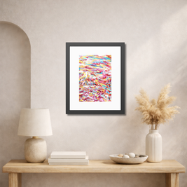 Before I Arrived, Mount Fuji | Framed Abstract Art Print | Bucket List Collection