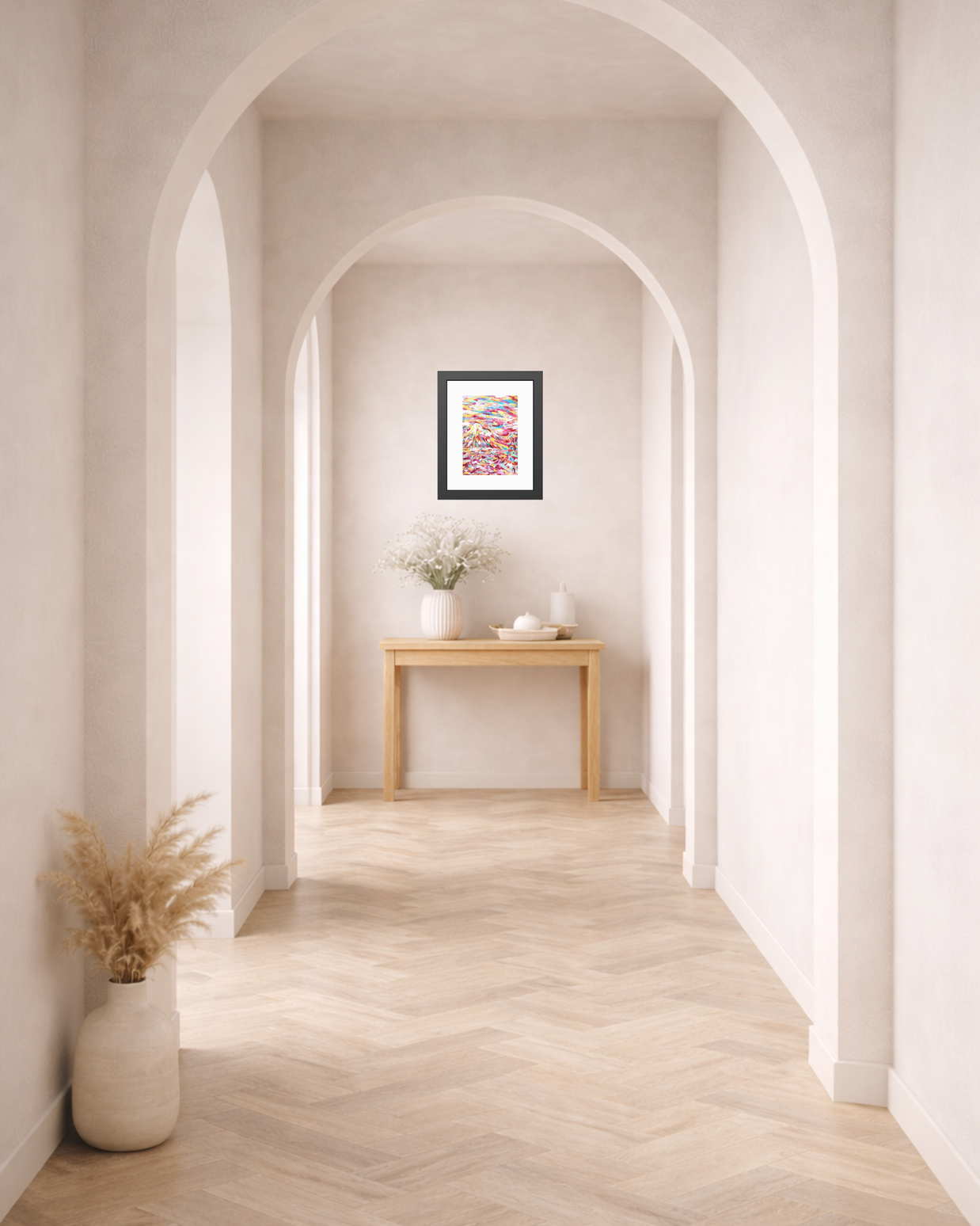 Before I Arrived, Mount Fuji | Framed Abstract Art Print | Bucket List Collection