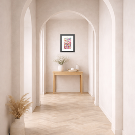 Before I Arrived, Mount Fuji | Framed Abstract Art Print | Bucket List Collection