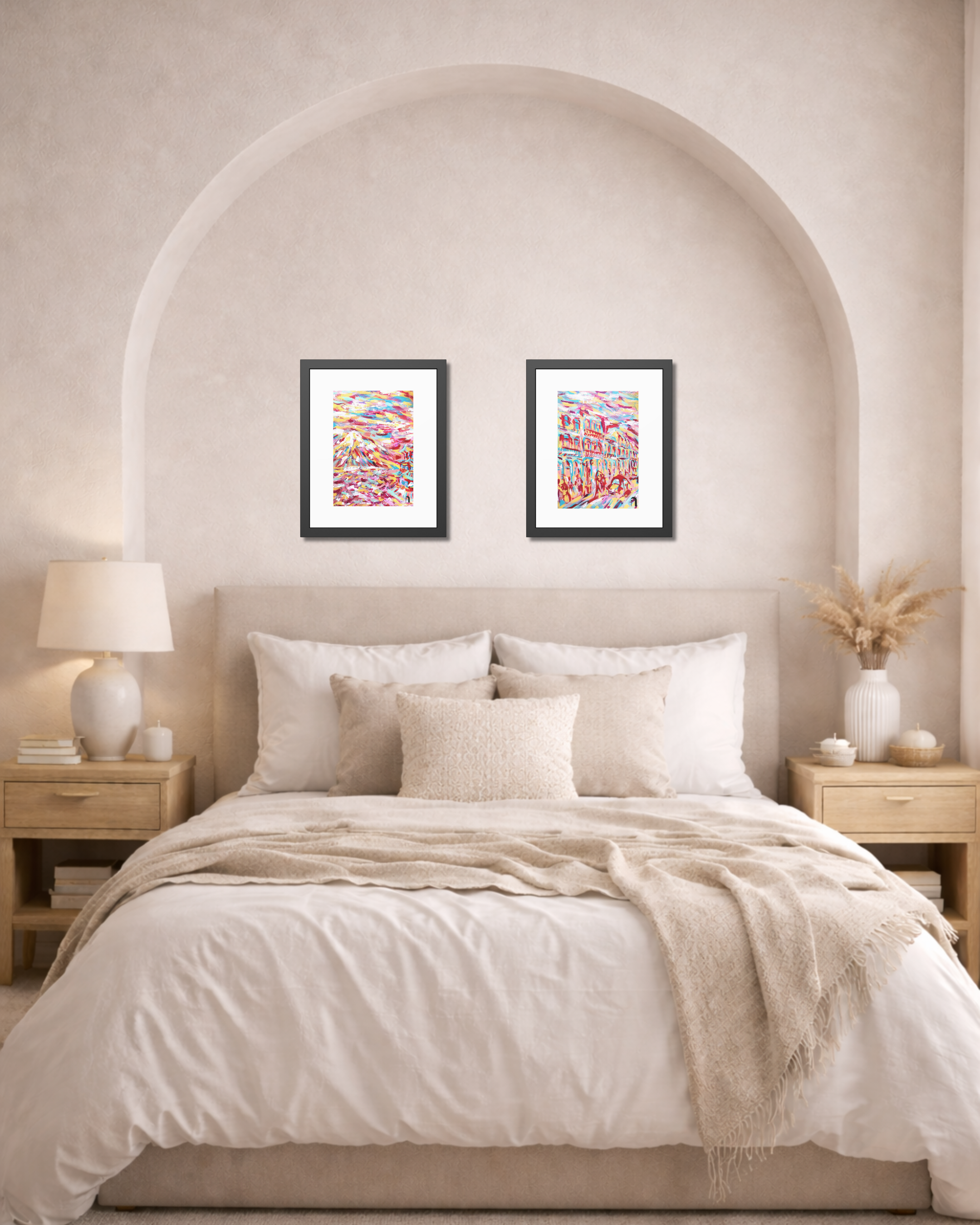 Before I Arrived, Mount Fuji | Framed Abstract Art Print | Bucket List Collection