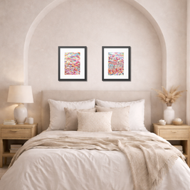 Before I Arrived, Mount Fuji | Framed Abstract Art Print | Bucket List Collection