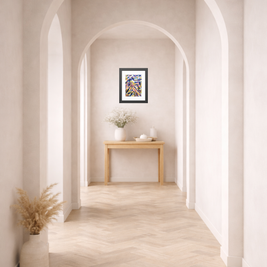 Beyond My Comfort Line | The Great Wall of China | Framed Abstract Art Print | Bucket List Collection