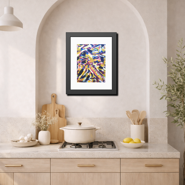 Beyond My Comfort Line | The Great Wall of China | Framed Abstract Art Print | Bucket List Collection