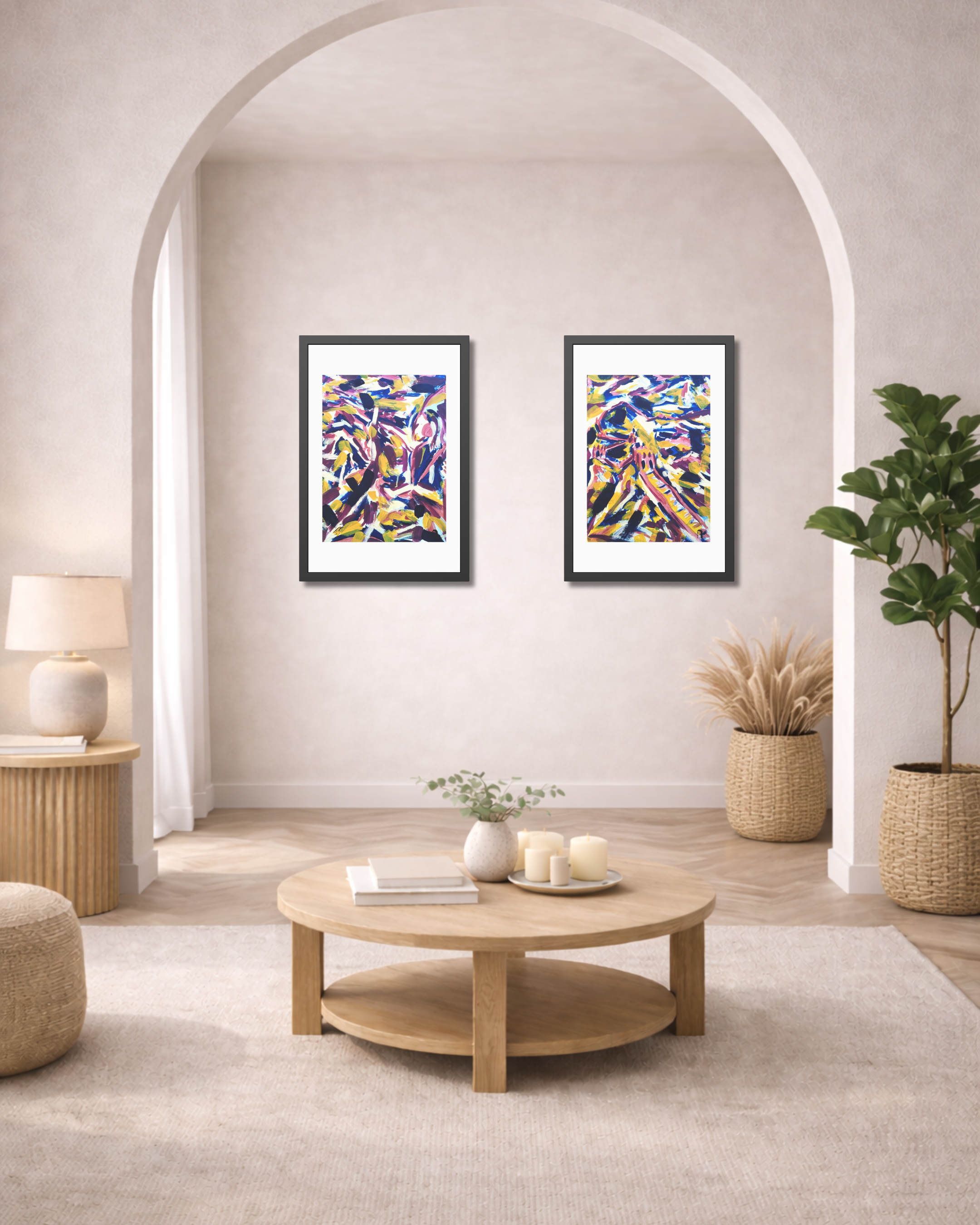 Beyond My Comfort Line | The Great Wall of China | Framed Abstract Art Print | Bucket List Collection