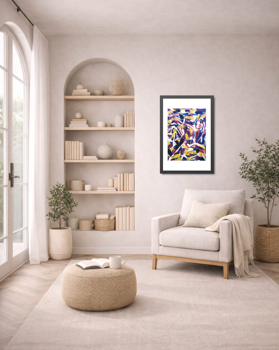 Becoming Real | Helicopter Dream | Framed Abstract Art Print | Bucket List Collection