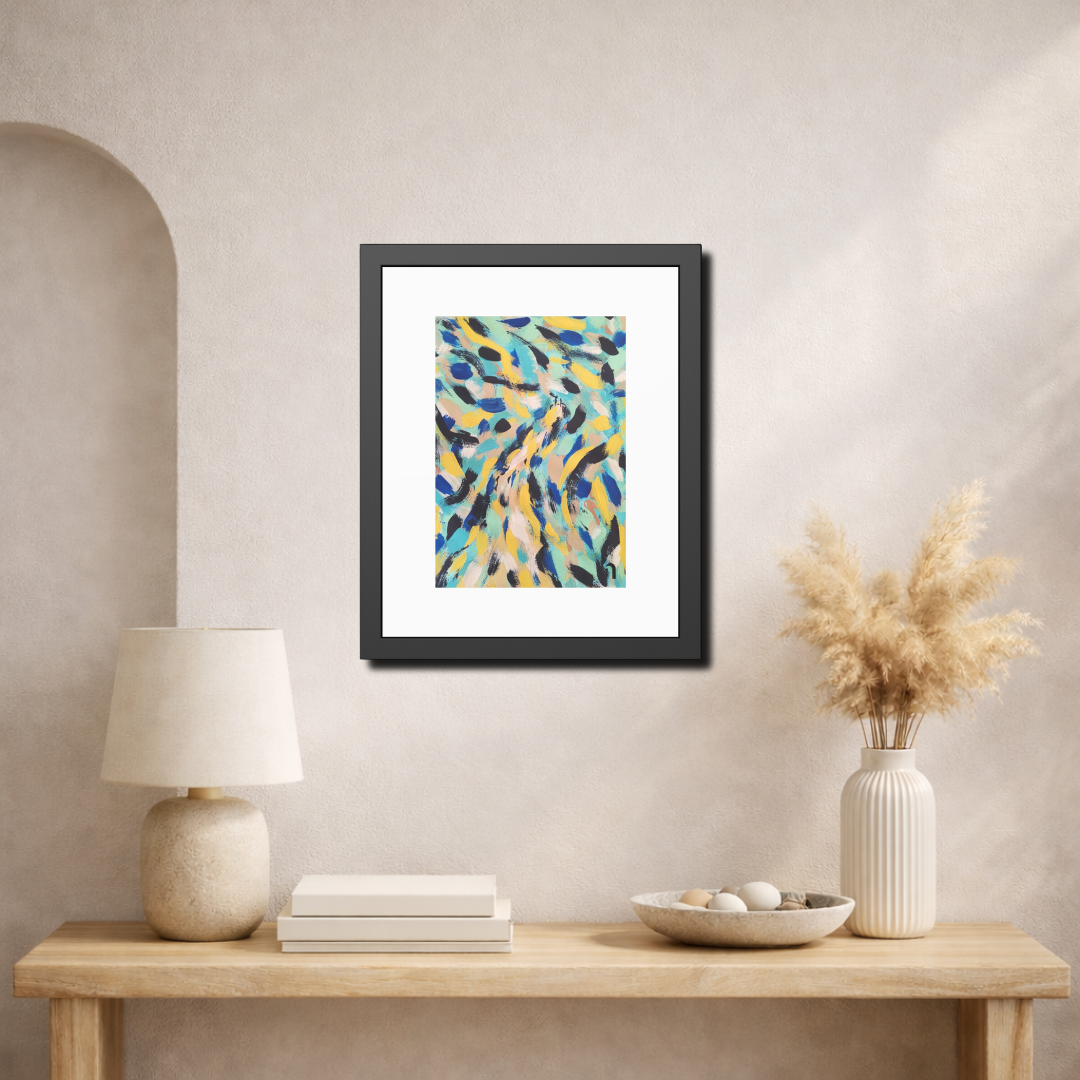 Where the Ocean Meets Us | Maldives | Framed Abstract Art Print | Bucket List Collection