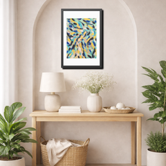 Where the Ocean Meets Us | Maldives | Framed Abstract Art Print | Bucket List Collection