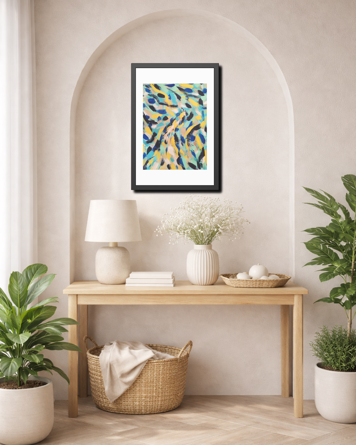 Where the Ocean Meets Us | Maldives | Framed Abstract Art Print | Bucket List Collection
