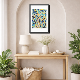 Where the Ocean Meets Us | Maldives | Framed Abstract Art Print | Bucket List Collection