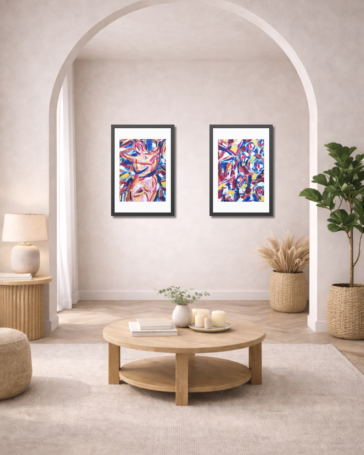Coming Home to Myself | Buenos Aires | Framed Abstract Art Print | Bucket List Collection