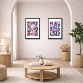 Coming Home to Myself | Buenos Aires | Framed Abstract Art Print | Bucket List Collection