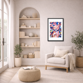 Coming Home to Myself | Buenos Aires | Framed Abstract Art Print | Bucket List Collection