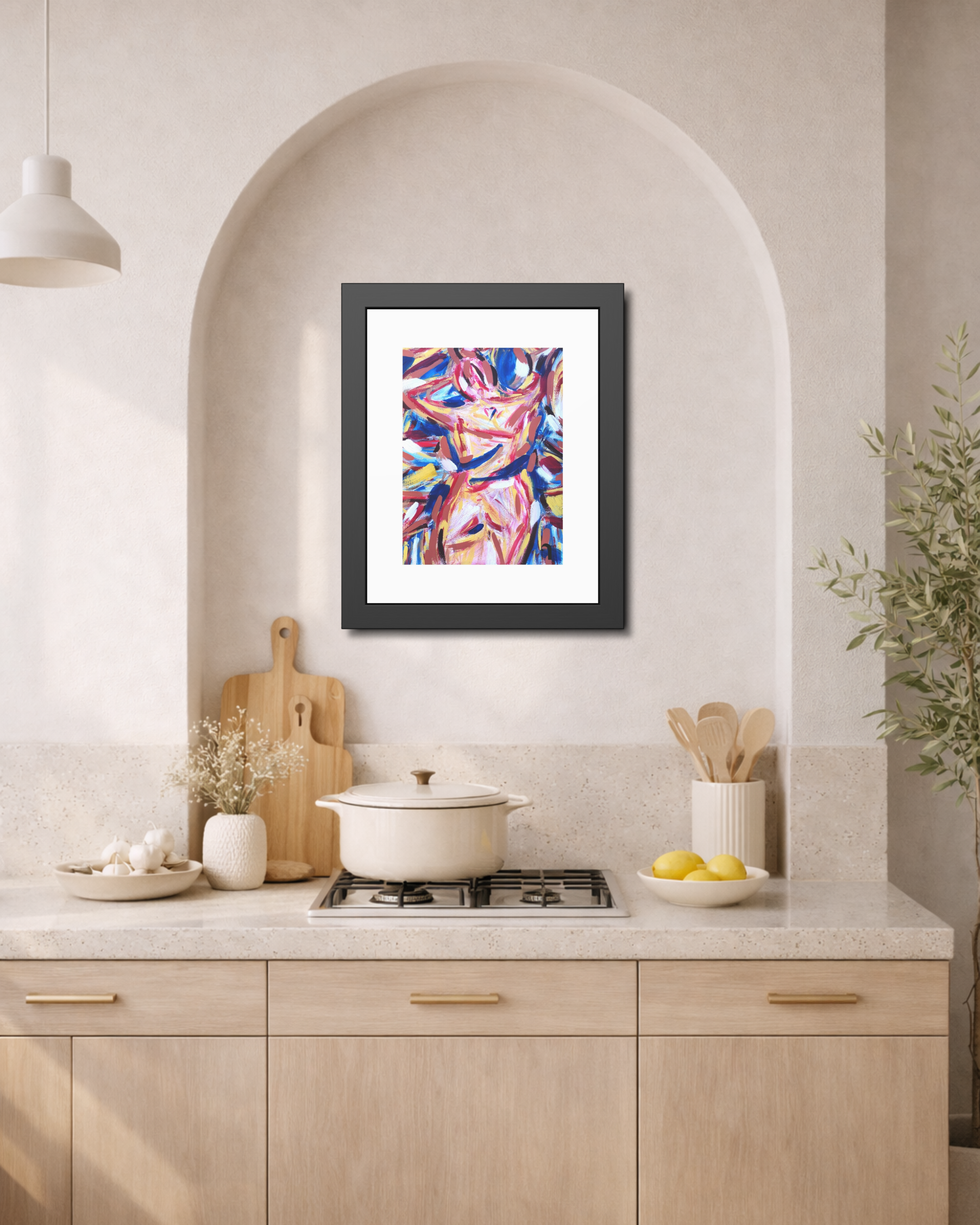 Coming Home to Myself | Buenos Aires | Framed Abstract Art Print | Bucket List Collection