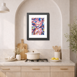 Coming Home to Myself | Buenos Aires | Framed Abstract Art Print | Bucket List Collection