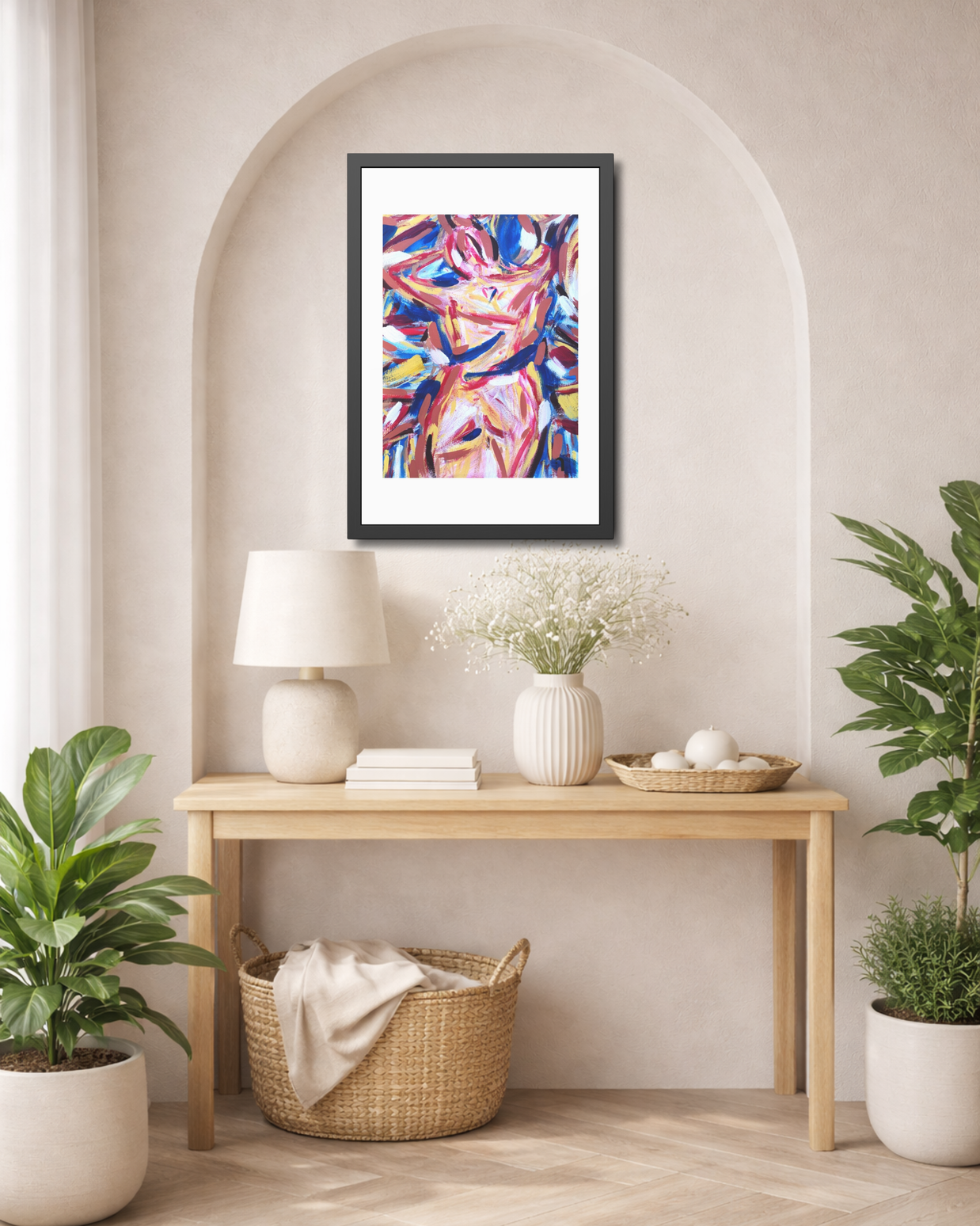 Coming Home to Myself | Buenos Aires | Framed Abstract Art Print | Bucket List Collection