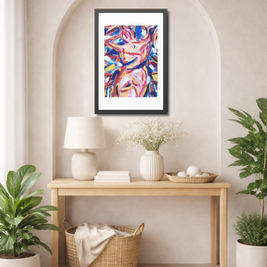 Coming Home to Myself | Buenos Aires | Framed Abstract Art Print | Bucket List Collection