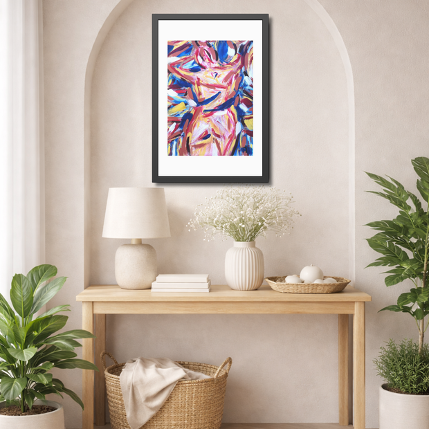 Coming Home to Myself | Buenos Aires | Framed Abstract Art Print | Bucket List Collection