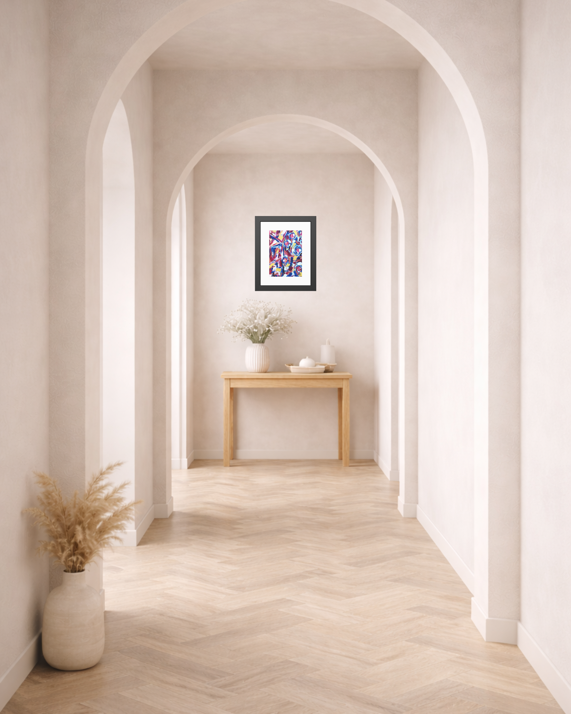 Where Dreams Lift | Hot Air Balloon Dream | Framed Abstract Art Print | Bucket List Collection