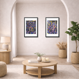 The Road We Shared | Route 66 Dream | Framed Abstract Art Print | Bucket List Collection