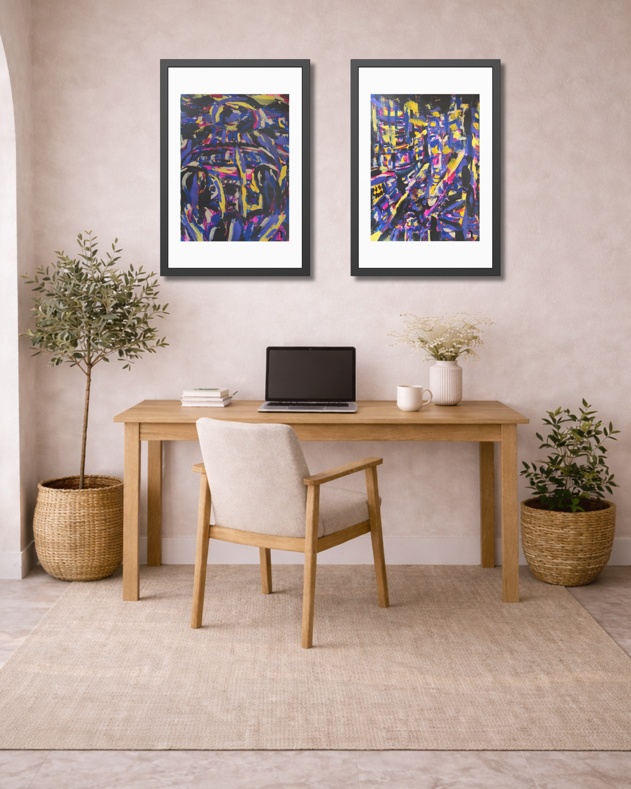 The Road We Shared | Route 66 Dream | Framed Abstract Art Print | Bucket List Collection