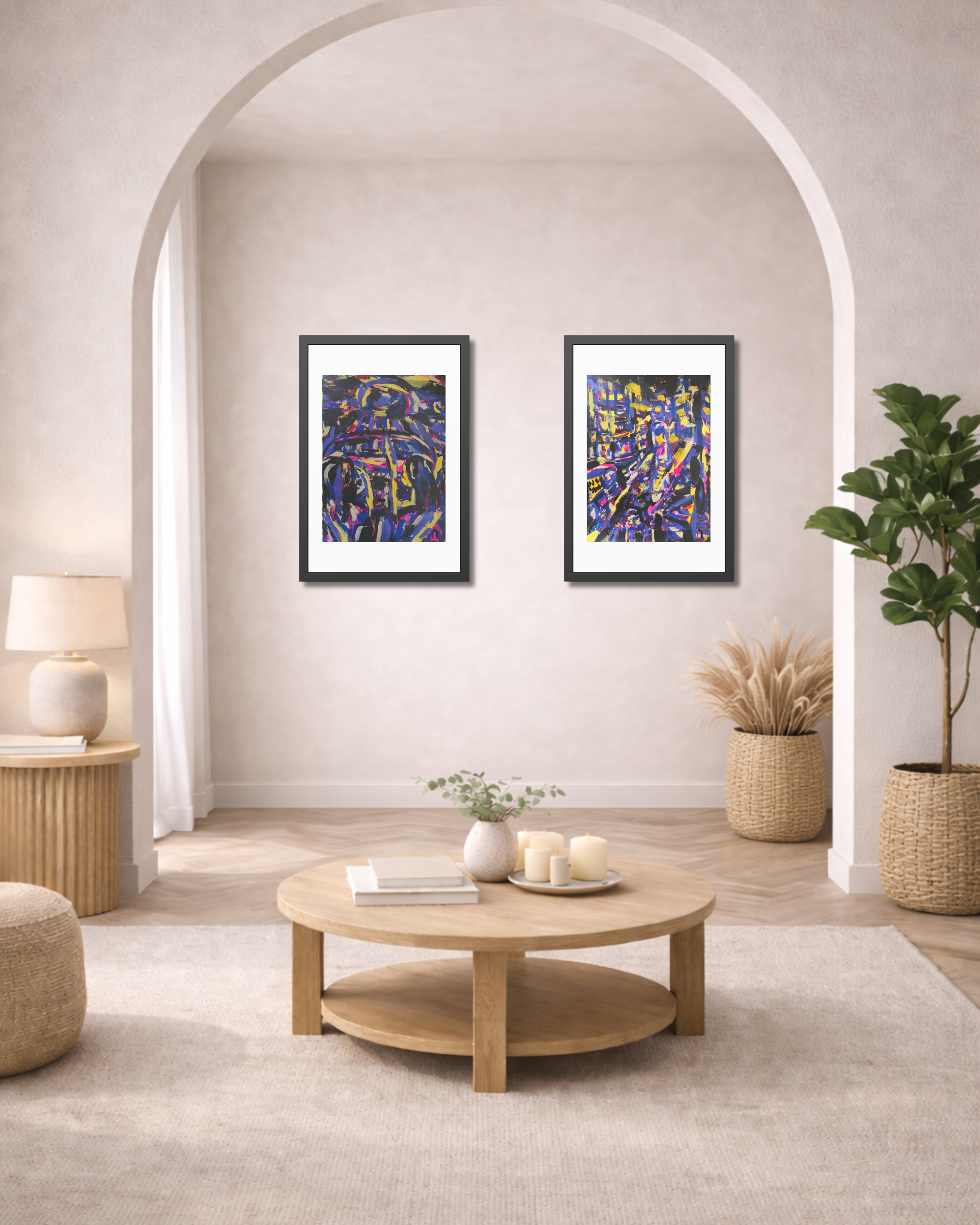 The Night Everything Begins | New York Dream | Framed Abstract Fine Print | Bucket List Collection