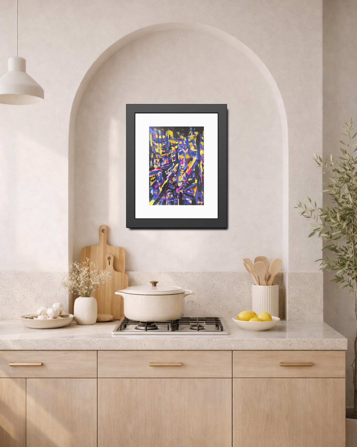 The Night Everything Begins | New York Dream | Framed Abstract Fine Print | Bucket List Collection