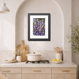 The Night Everything Begins | New York Dream | Framed Abstract Fine Print | Bucket List Collection