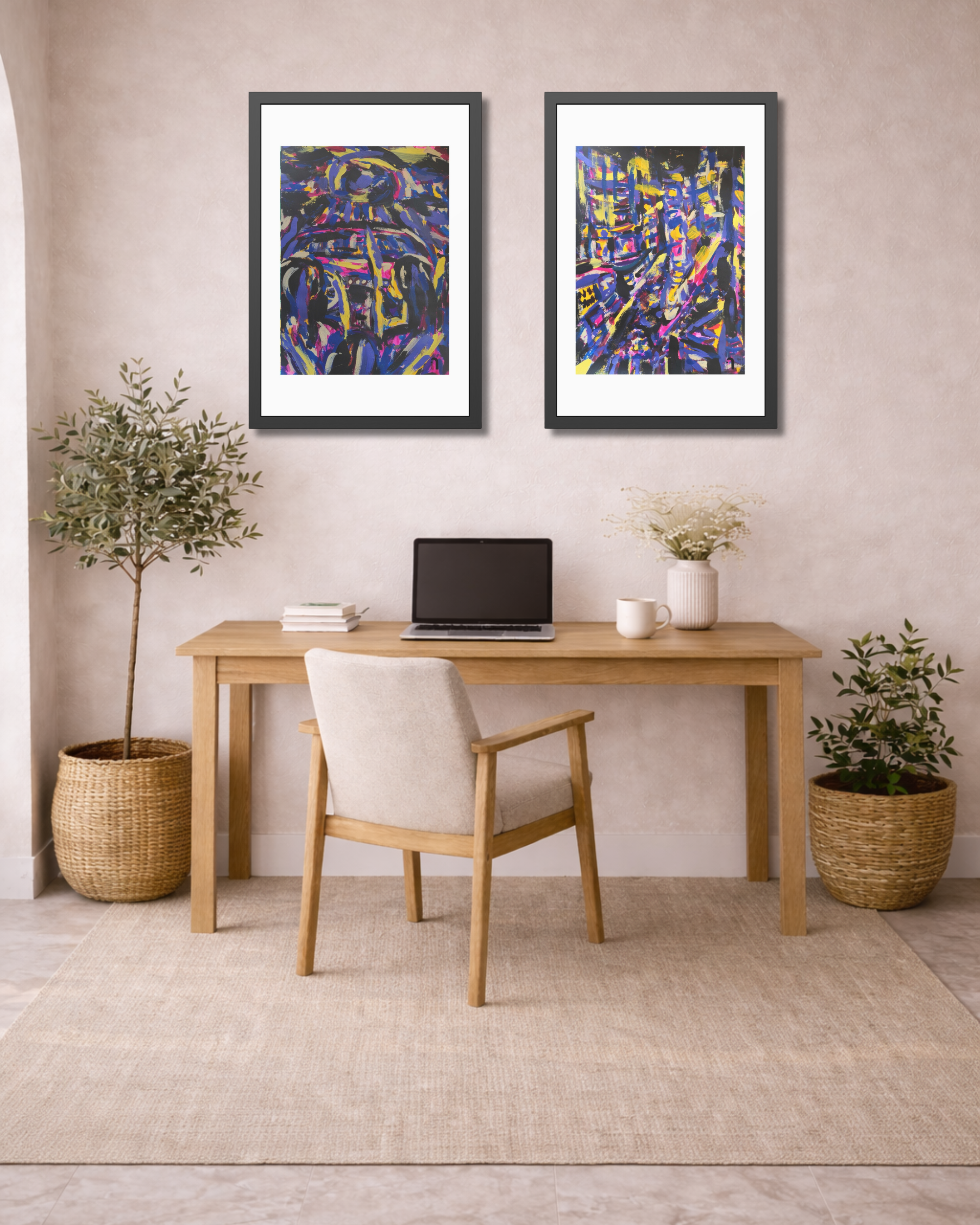 The Night Everything Begins | New York Dream | Framed Abstract Fine Print | Bucket List Collection